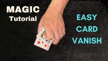 How to Make A Card Vanish From A Deck Of Cards – Easy Magic Card Trick Tutorial