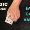 How to Make A Card Vanish From A Deck Of Cards – Easy Magic Card Trick Tutorial