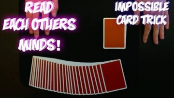 HOW TO READ MINDS! Best Impromptu Card Trick Ever Tutorial!