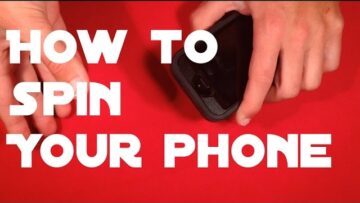 How To Spin a Phone on Your Finger!