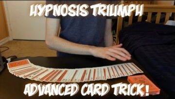 Hypnosis Triumph: Advanced Card Trick Performance And Tutorial!
