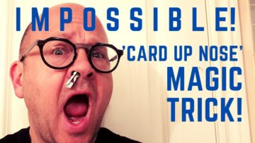 Impossible Card Up Nose Magic Trick Revealed (Learn the Secret NOW!)
