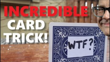 Incredible Sticker Card Trick REVEALED!