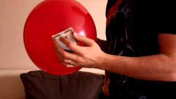 Inside the Balloon – easy magic trick revealed