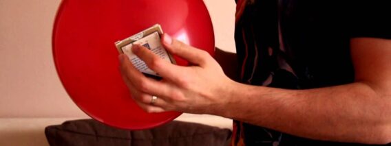 Inside the Balloon – easy magic trick revealed