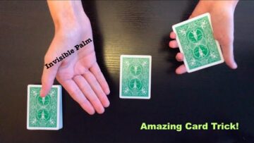 Invisible Palm Amazing Intermediate Card Trick Revealed