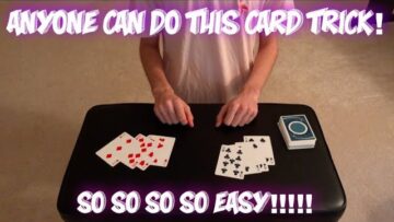 IS THIS THE EASIEST CARD TRICK?!?! Oil And Water Card Trick Performance/Tutorial