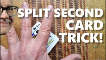Learn the SHOCKING One Second Card Trick! (Magic Secret Revealed!)
