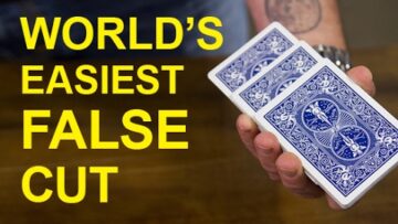 Learn the Worlds Easiest FALSE Cut | Card Magic Trick Tutorial