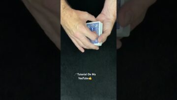 Magic Card Trick – Easy Card Change With A Flick #magic #tutorial #shorts