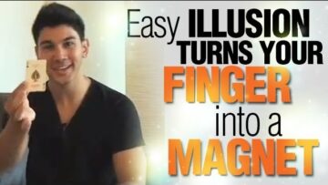 Magic Card Trick Revealed   Easy Illusion Turns Your Finger Into A Magnet!