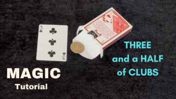 Magic Card Trick Tutorial – 3 and a Half Of Clubs
