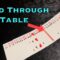 Magic Card Trick Tutorial – Easy Card Through Table
