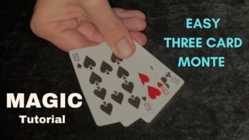 Magic Card Trick Tutorial – Easy Three Card Monte