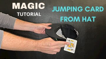 Magic Card Trick Tutorial – How To Make A Selected Card Jump Out Of A Hat – Jumping Card From Hat