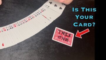 Magic Card Trick Tutorial – How to Find Any Card Using “This One”