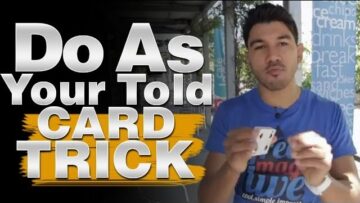 Magic Revealed : Free Card Tricks : Do As Your Told Card Trick