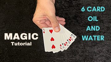 Magic Trick Tutorial – Six Card Oil And Water