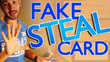 Magic Tricks Revealed: Easy Magic Card Sleight: The Disappearing Card!