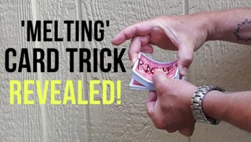 Melting Card Magic Trick REVEALED!