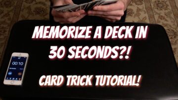 Memorized Deck Challenge – Awesome Card Trick Performance/Tutorial