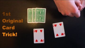 My 1st Original Card Trick! Mind Blowing Card Trick Performance And Tutorial