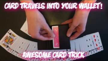 My Card To Wallet Idea: Awesome Card Trick Performance And Tutorial!