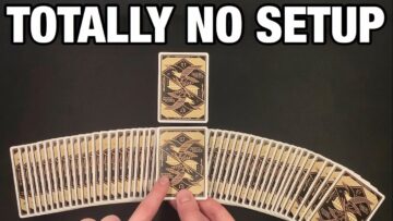 No One Will Expect The Ending To This IMPROMPTU Card Trick!