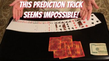 On The Money – Simple Yet Deceptive Card Trick Performance/Tutorial