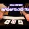 Original Trick! Skill Sandwich Card Trick Performance And Tutorial!