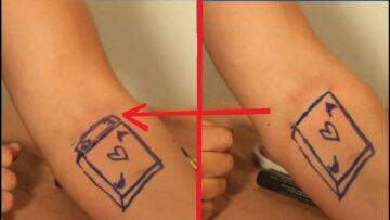 Painted card-Amazing trick revealed | Magic tutorial