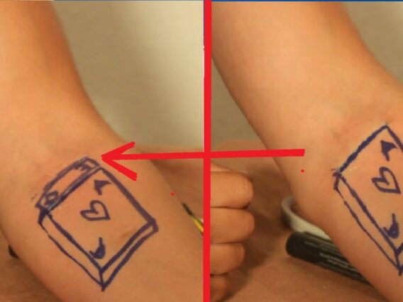 Painted card-Amazing trick revealed | Magic tutorial