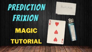 Prediction Frixion – Change A Prediction Using Ink That Disappears With Heat – Magic Tutotial