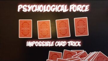 Psychological Force Impromptu Card Trick Performance And Tutorial!