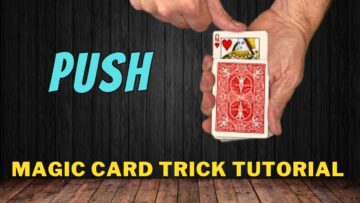 Push – How To Find A Selected Card Using Two Assistants – Magic Card Trick Tutorial