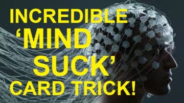 READ SOMEONES MIND WITH A DRINKING STRAW! (Awesome Card Magic Trick Revealed!)