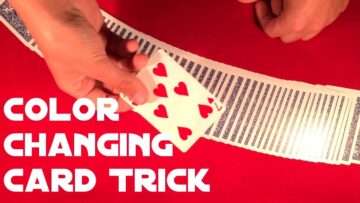 Really Easy Color Changing Card Trick!