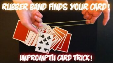 Rubber Band: The Bounty Hunter – AWESOME IMPROMPTU Card Trick Revealed!