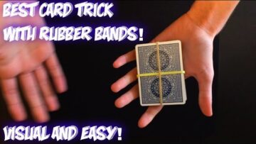 Rubber Riser: Impromptu VISUAL Card Trick Performance And Tutorial!