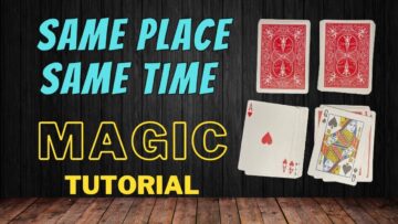 Same Place Same Time – Easy Self Working Magic Card Trick Tutorial