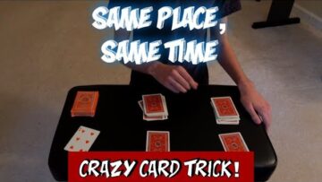 Same Place, Same Time – POWERFUL Card Trick Performance/Tutorial