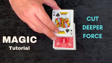 Self Working Card Force – Cut Deeper Force – Easy Magic Card Trick Tutorial
