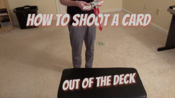 SHOOT A Card Out Of The Deck! | Tutorial