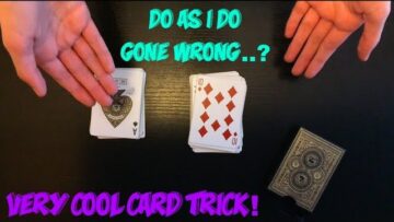 Simple Do As I Do Card Trick Performance And Tutorial!
