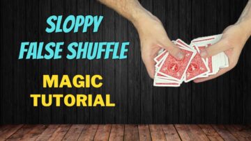 Sloppy False Shuffle – Easy Magic Card Trick Tutorial