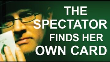 SPECTATOR FINDS THEIR OWN CARD!