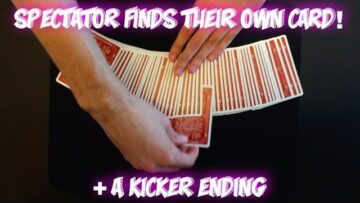 Spectator Finds Their Own Card! Intermediate Card Trick Performance And Tutorial!