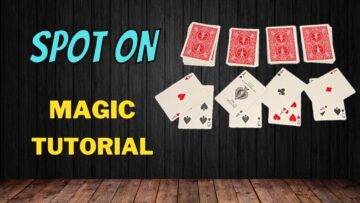 Spot On – Easy Beginner Way To Find The Four Aces – Magic Card Trick Tutorial
