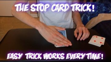 Stop! EASY Fooling Card Trick Performance And Tutorial!