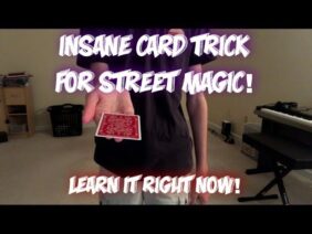 STREET MAGIC CARD TRICK! Hypnosis Advanced Card Magic Performance/Tutorial